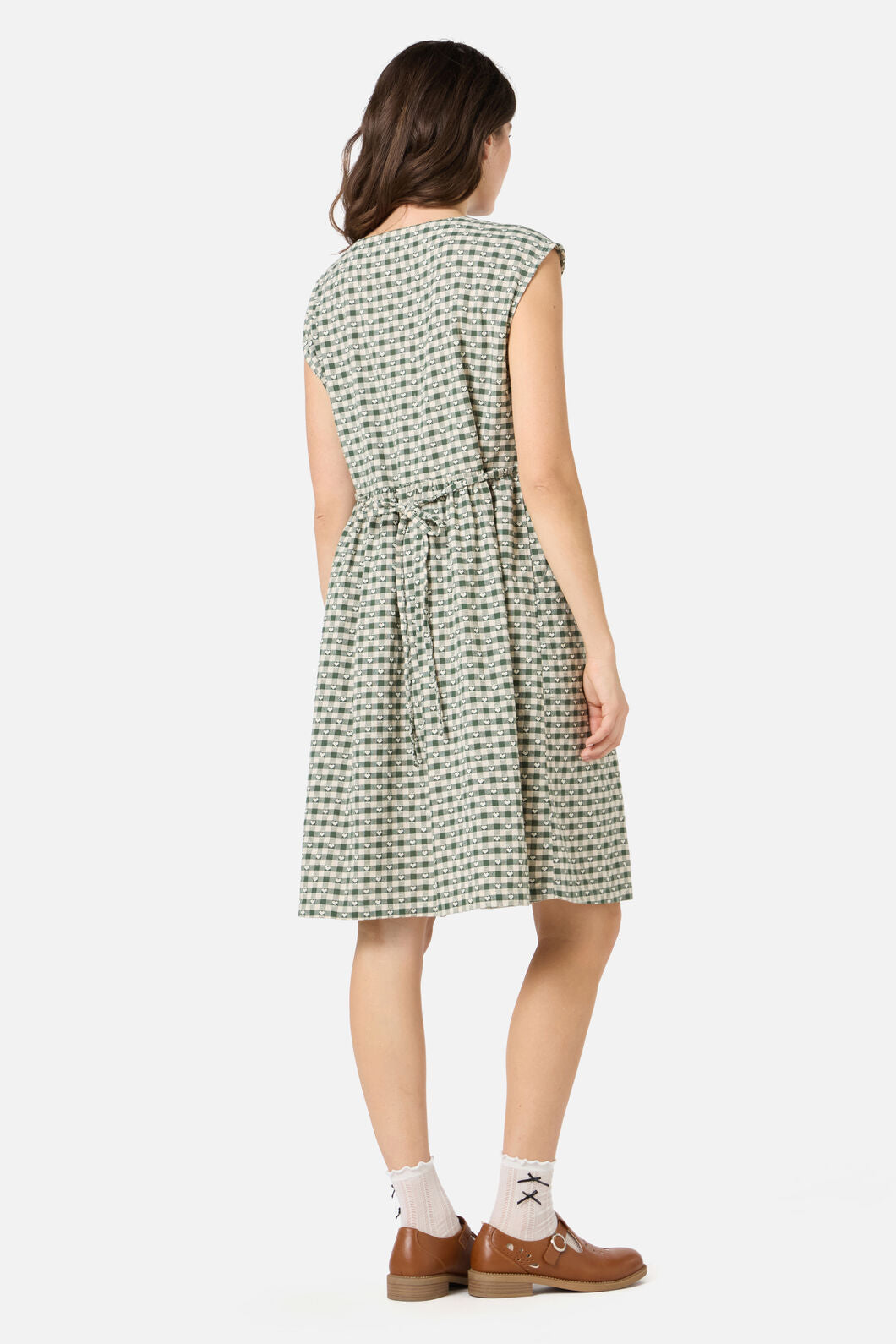Princess Highway - Sweetheart Smock Dress - green