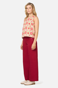 Princess Highway - Cleo Geo Shell Top - cream