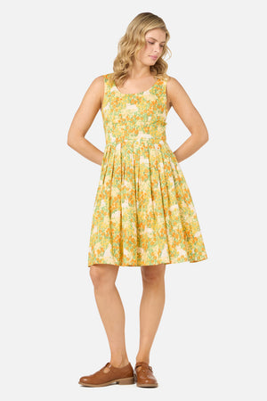 Princess Highway - Cat & Flora Sun Dress - orange