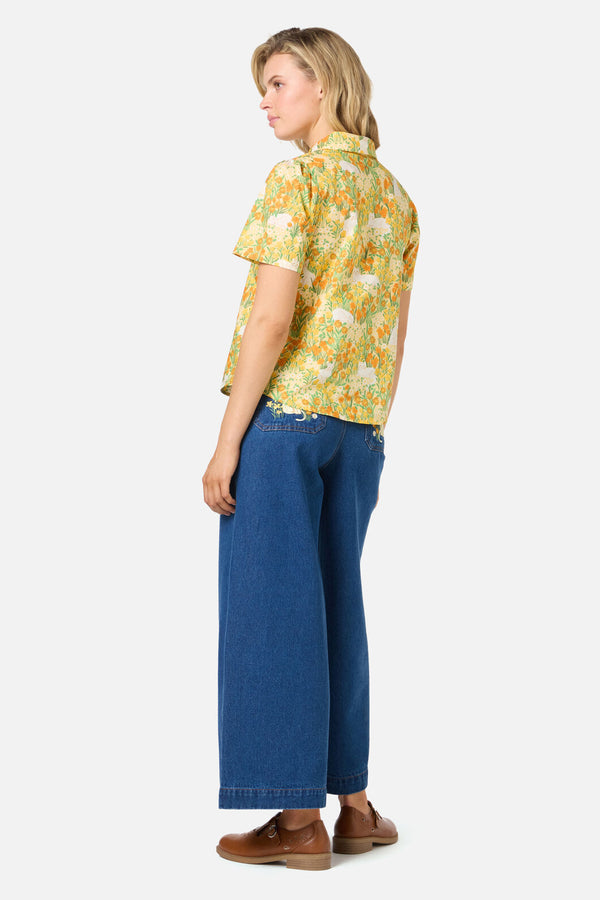 Princess Highway - Cat & Flora Blouse - orange
