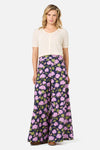 Princess Highway - Geranium Flower Wide Leg Pant - navy
