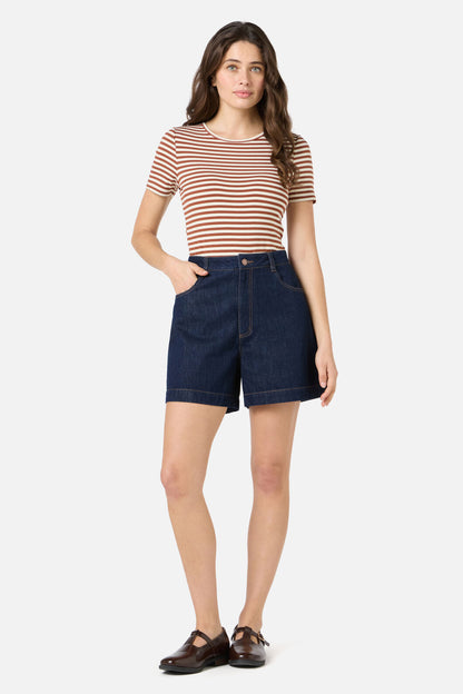 Princess Highway - Jillian Denim Short - dark-denim