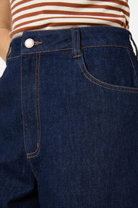 Princess Highway - Jillian Denim Short - dark-denim