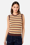 Princess Highway - Erin Knit Vest - choco-lemon