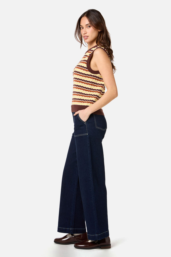 Princess Highway - Erin Knit Vest - choco-lemon