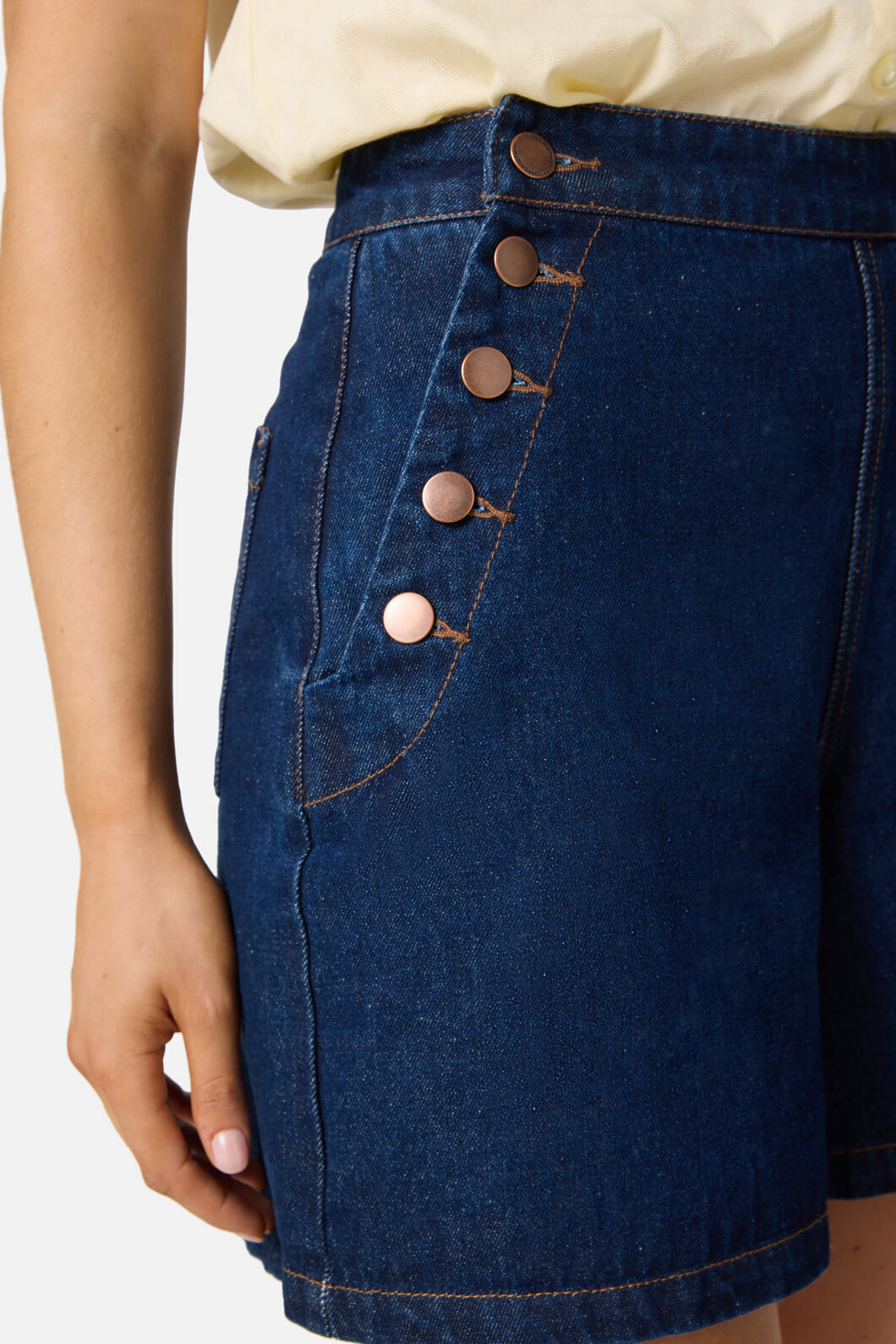 Princess Highway - Sailor Denim Short - blue-denim