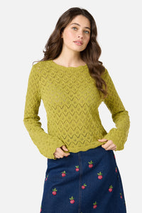 Princess Highway - Spring Pointelle Knit - green
