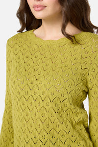 Princess Highway - Spring Pointelle Knit - green