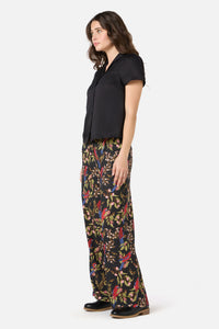 Princess Highway - Lara Short Sleeve Blouse - black