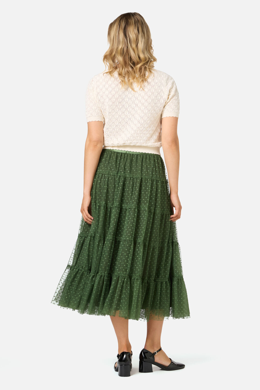 Princess Highway - Avery Tulle Midi Skirt - green