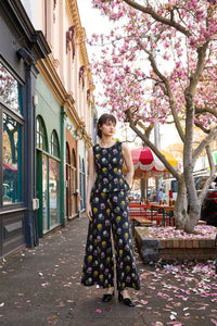 Princess Highway - Astrid Rose Button Front Top - black