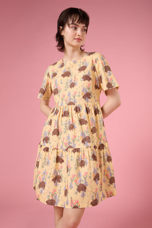 Princess Highway - Echidna Smock Dress - yellow