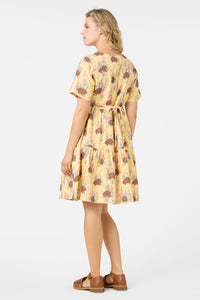 Princess Highway - Echidna Smock Dress - yellow