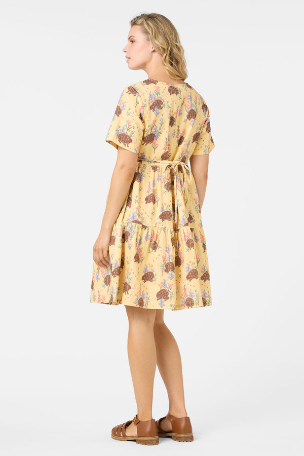 Princess Highway - Echidna Smock Dress - yellow