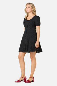 Princess Highway - Lily Broidery Mini Dress - black