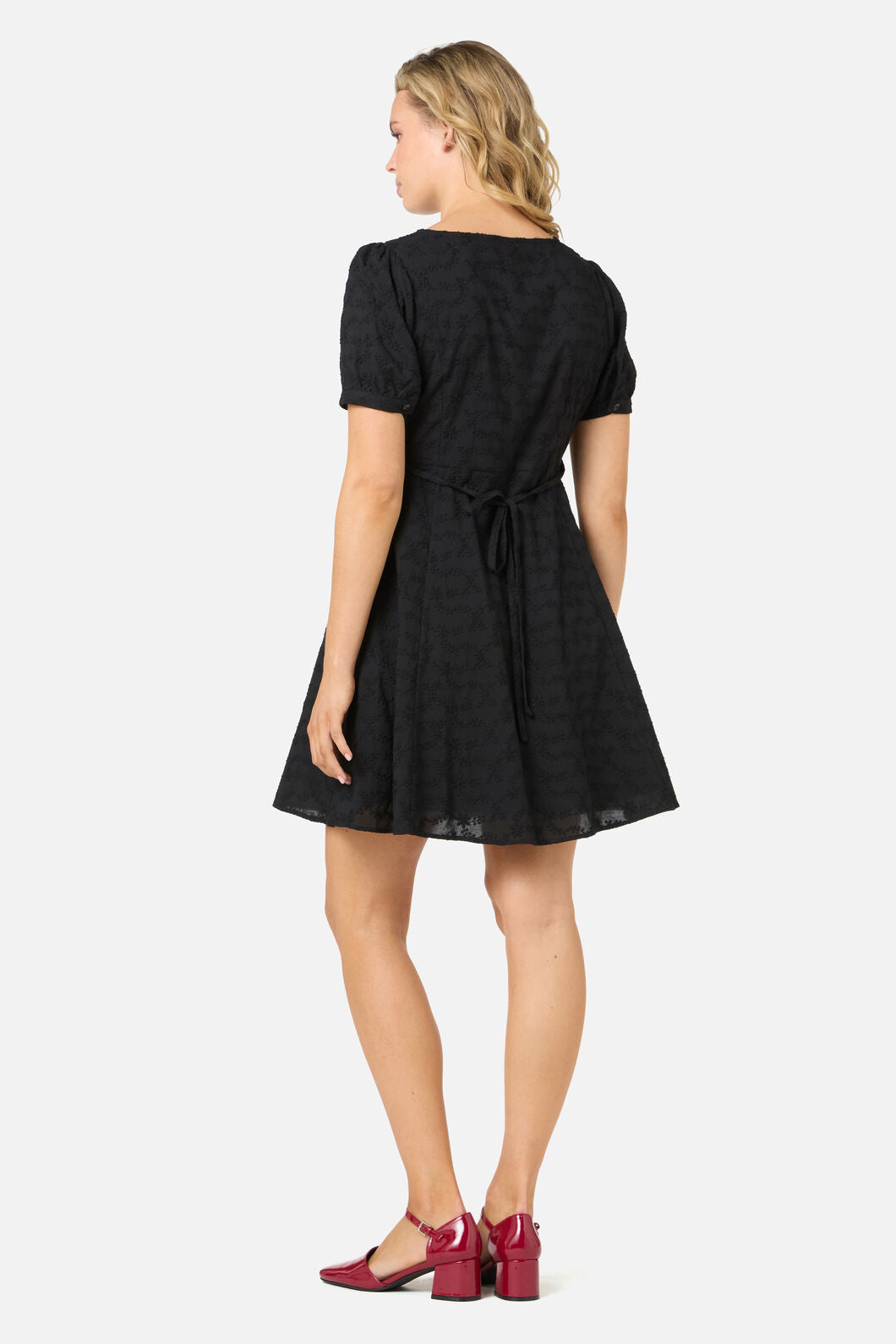 Princess Highway - Lily Broidery Mini Dress - black