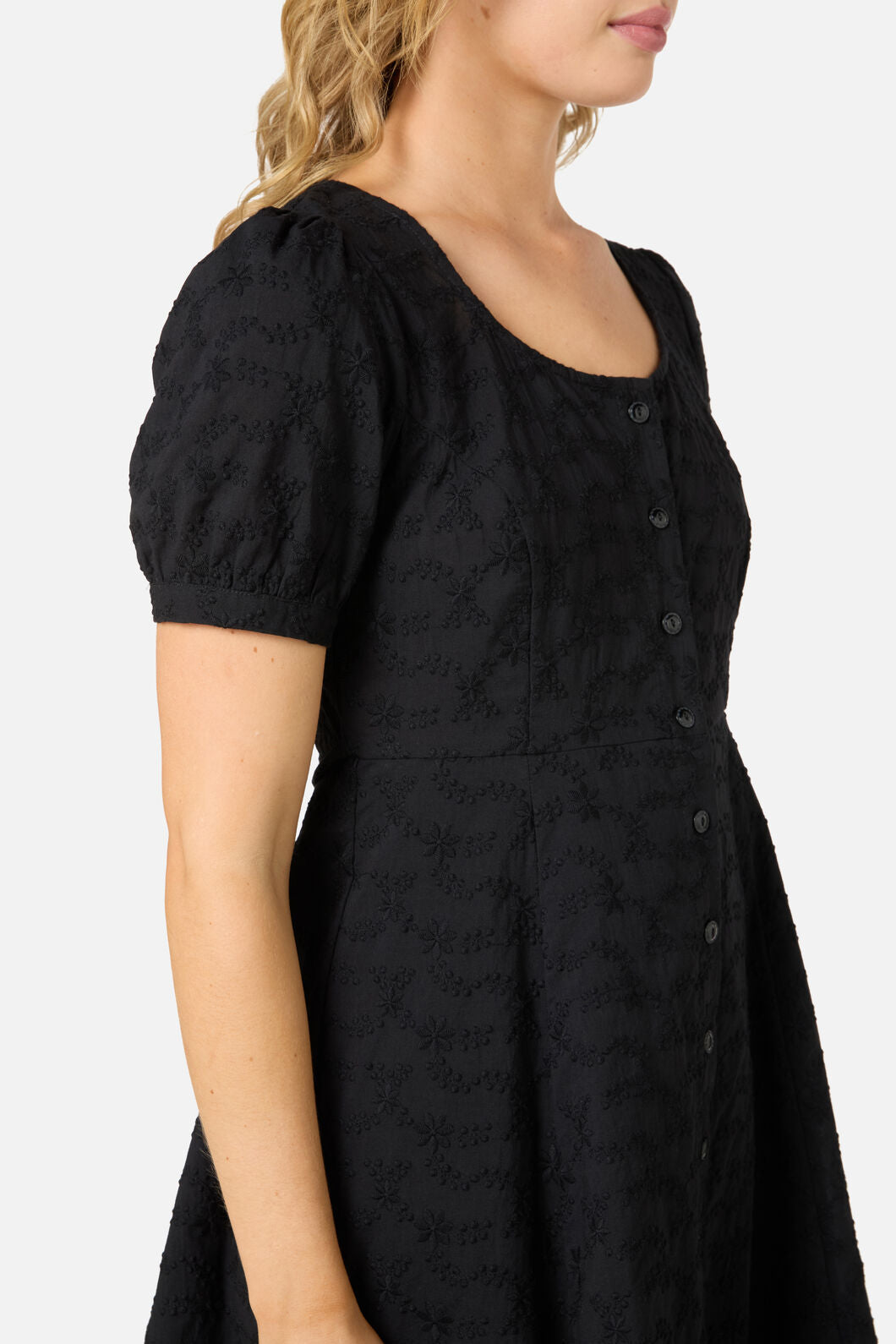 Princess Highway - Lily Broidery Mini Dress - black
