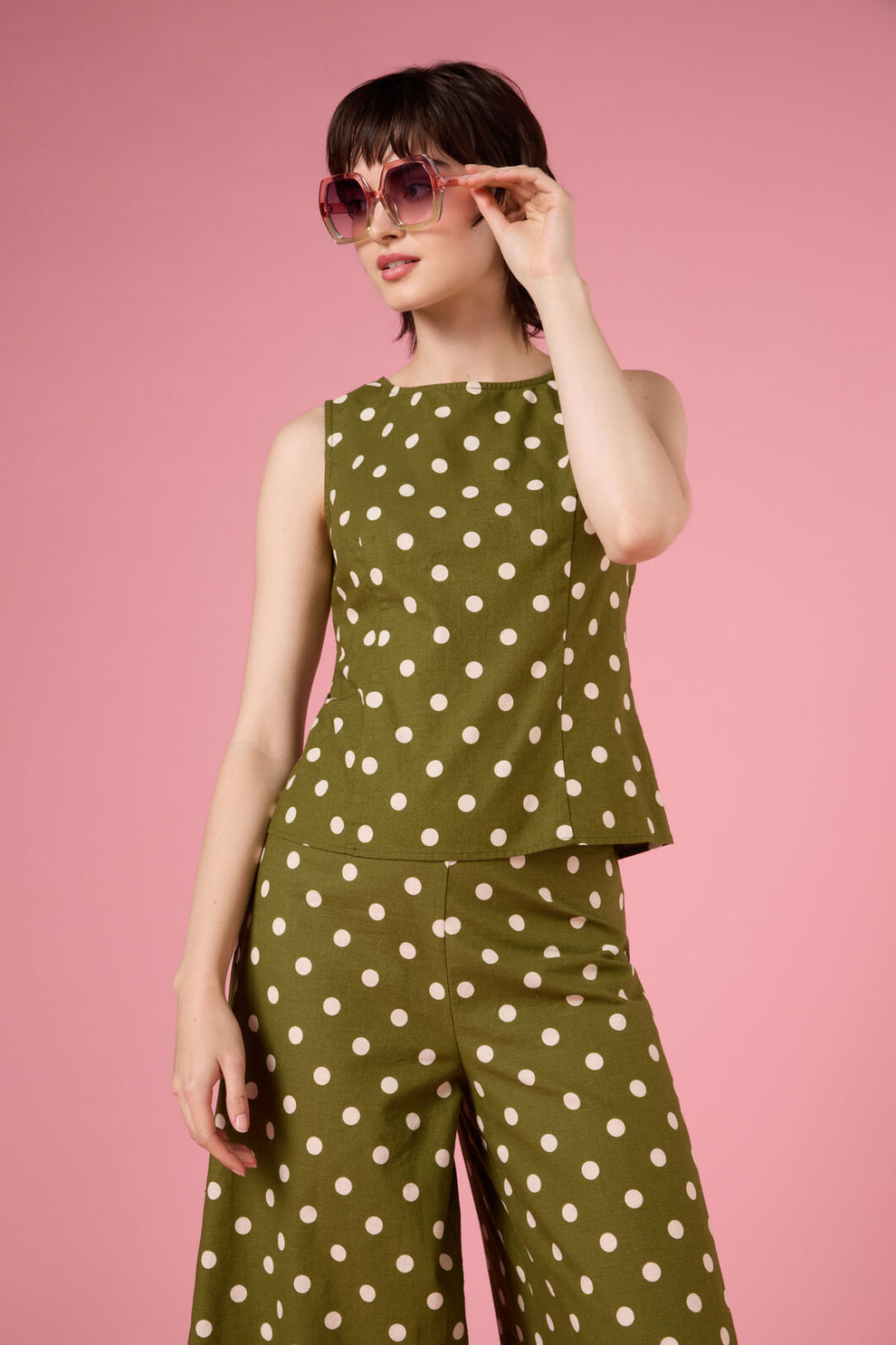 Polka Dot Shell Top – Dangerfield
