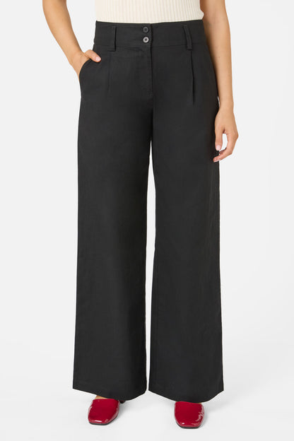 Princess Highway - Tatum Mid Rise Pants - black