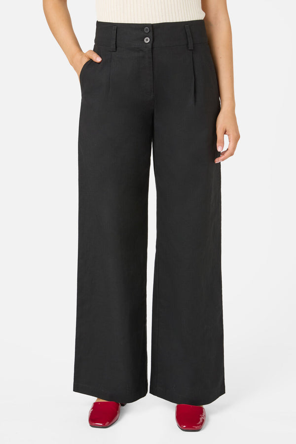Princess Highway - Tatum Mid Rise Pants - black