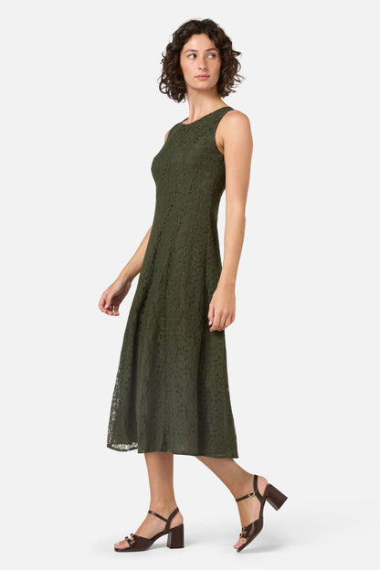 Princess Highway - Amara Lace Midi Dress - olive