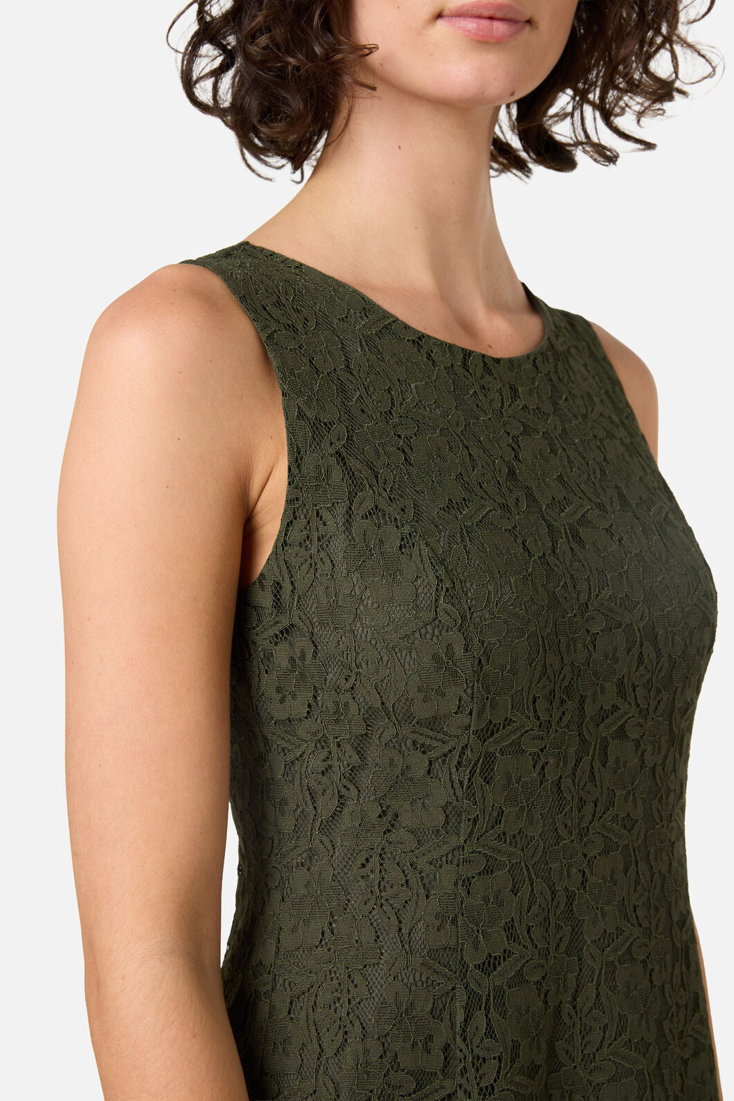 Princess Highway - Amara Lace Midi Dress - olive