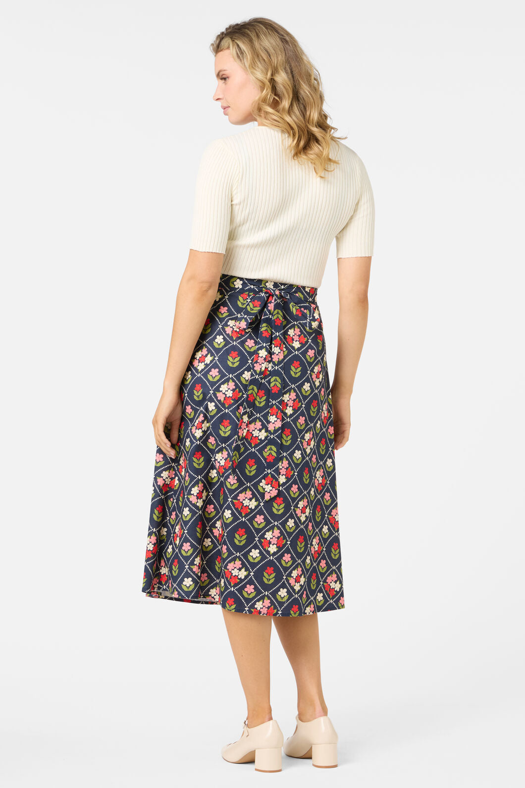 Princess Highway - Judy Wrap Midi Skirt - navy