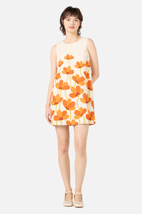 Princess Highway - Lulu Flower Shift Dress - cream