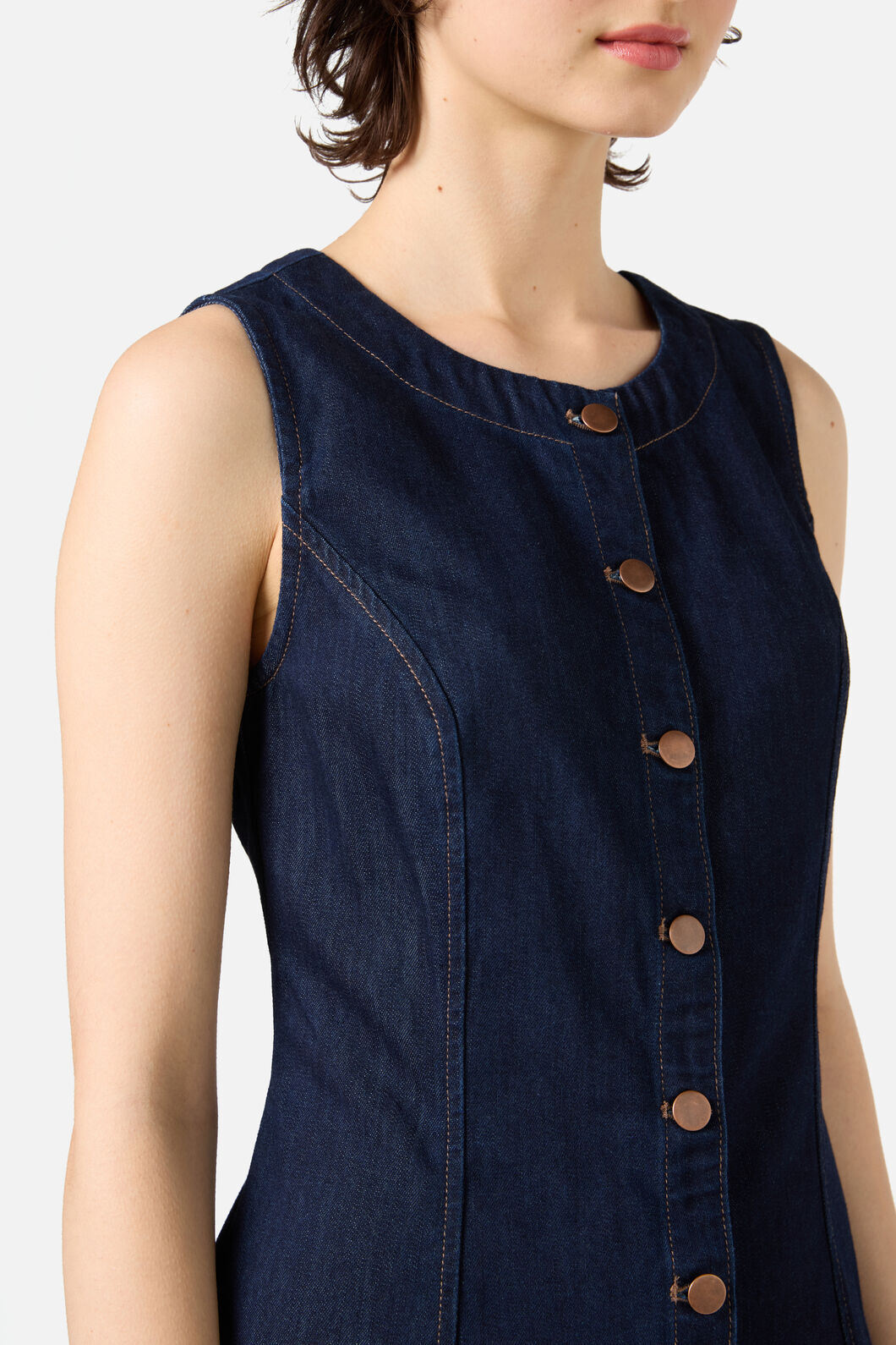 Princess Highway - Camille Denim Mini Dress - blue-denim