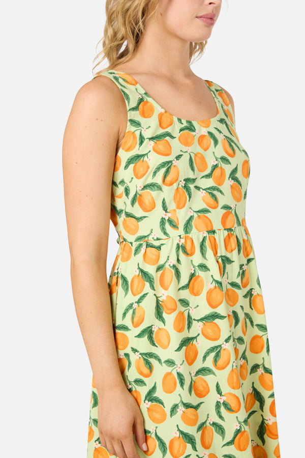 Princess Highway - Apricots Gathered Midi Dress - green