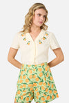 Princess Highway - Apricots Embroidered Blouse - cream