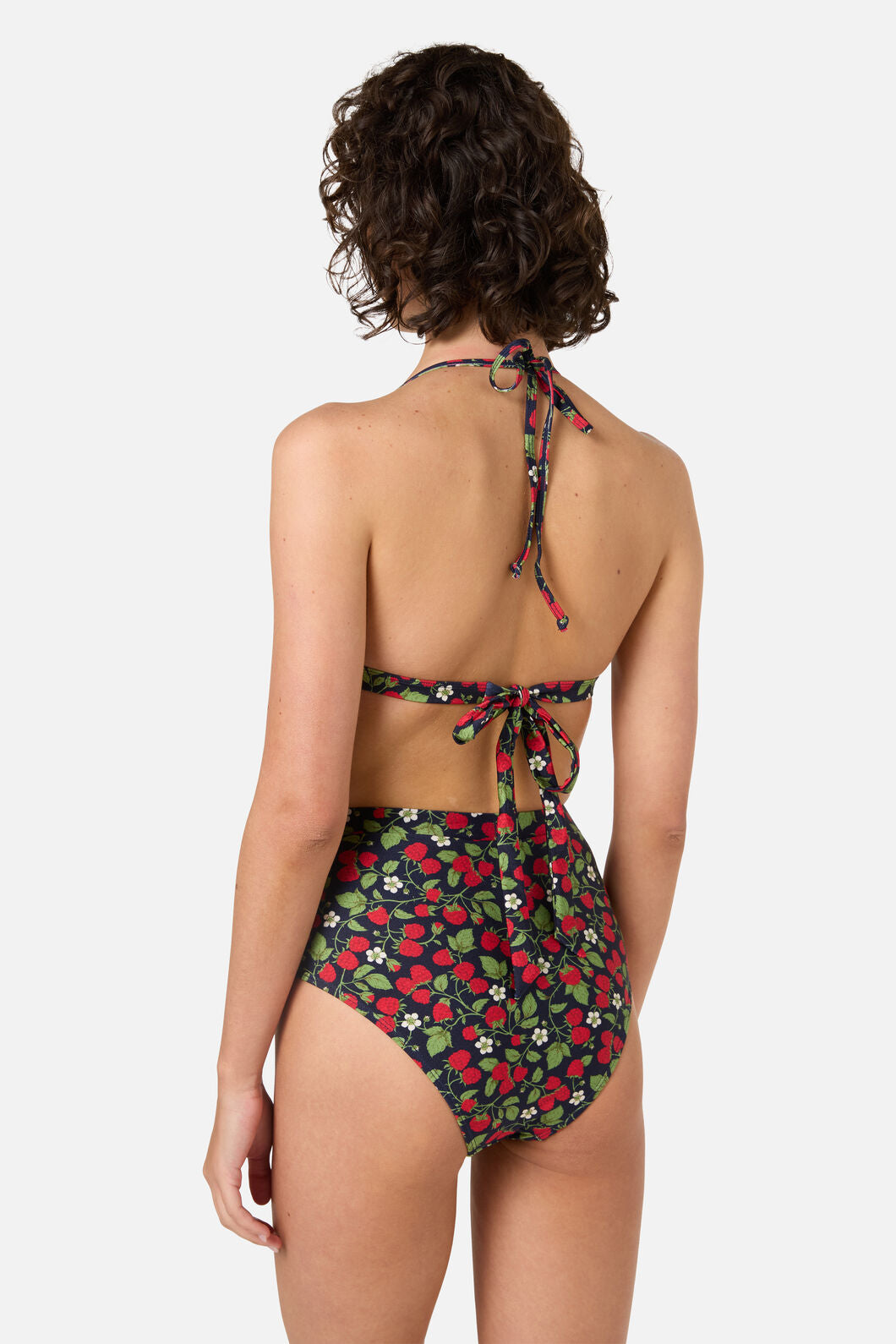 Princess Highway - Raspberry Tri Bikini Top - navy