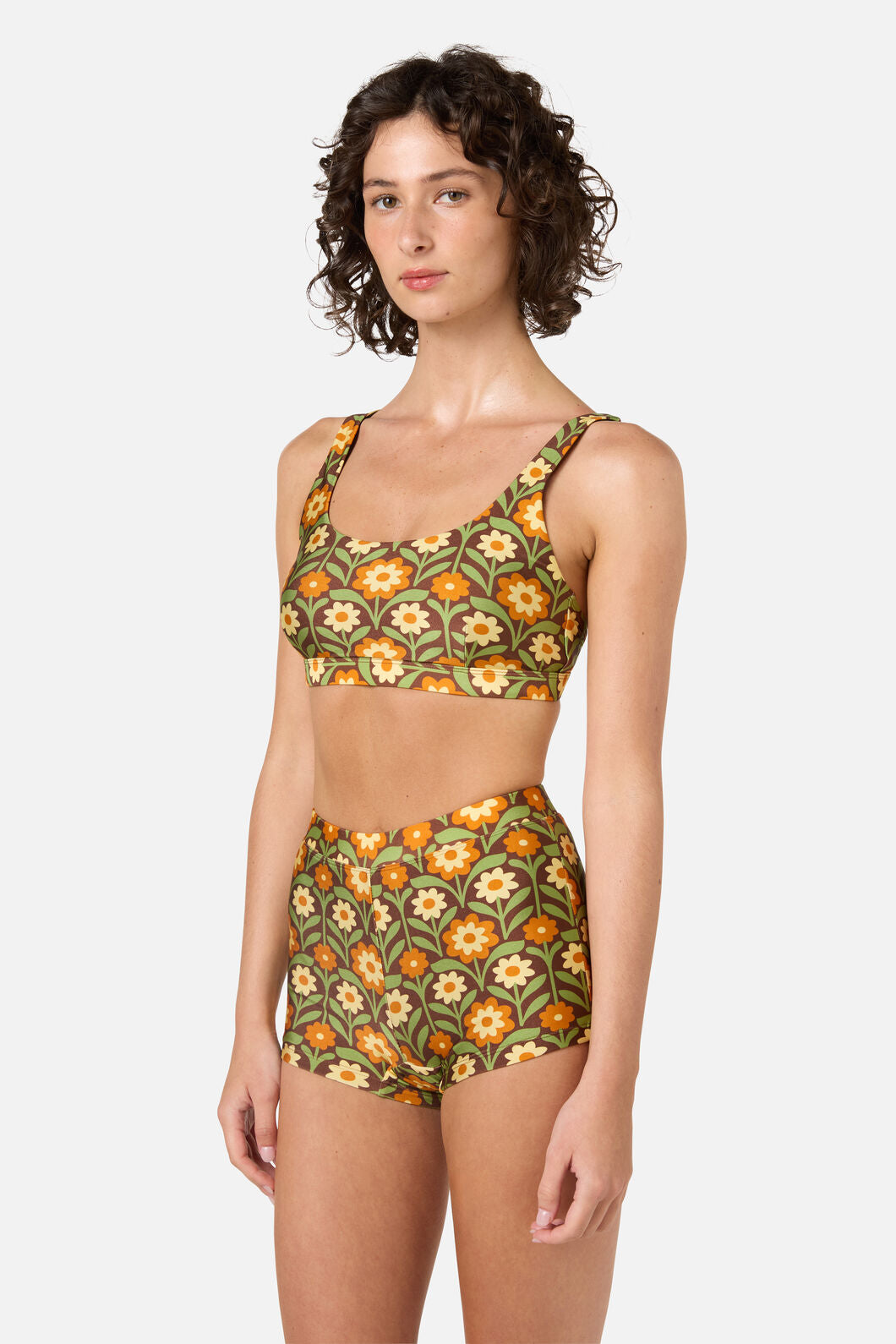 Princess Highway - Cleo Boyleg Bikini Bottom - chocolate