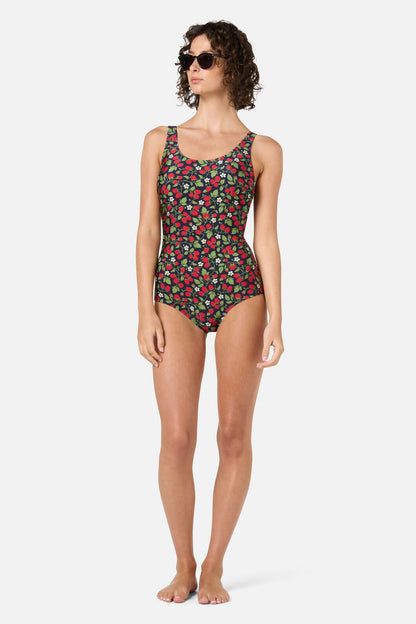 Princess Highway - Raspberry One Piece - navy