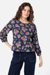 Princess Highway - Fig Smock Top - navy
