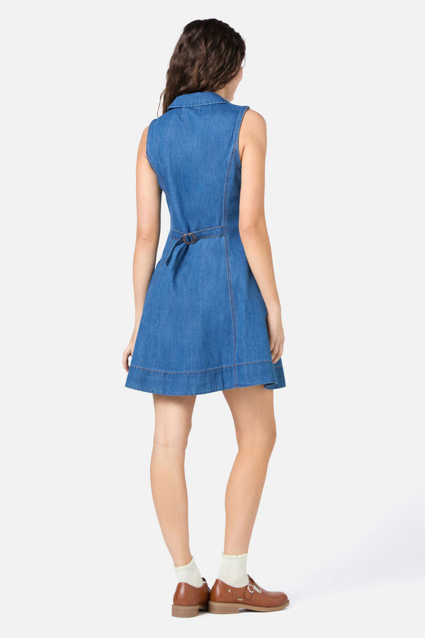 Princess Highway - Carrie Denim Pinny - blue-denim