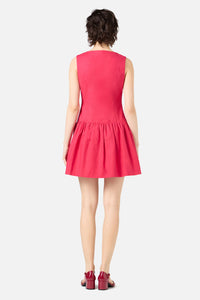Princess Highway - Sheri Drop Waist Mini Dress - red