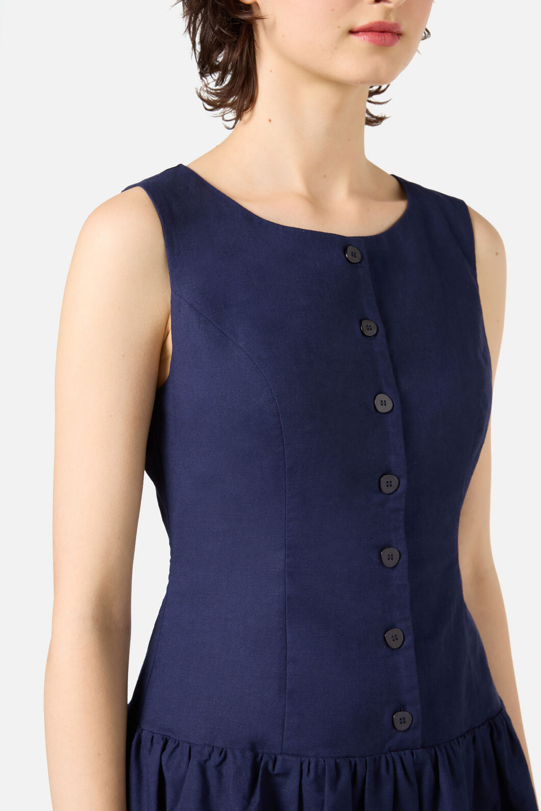 Princess Highway - Sheri Drop Waist Mini Dress - navy