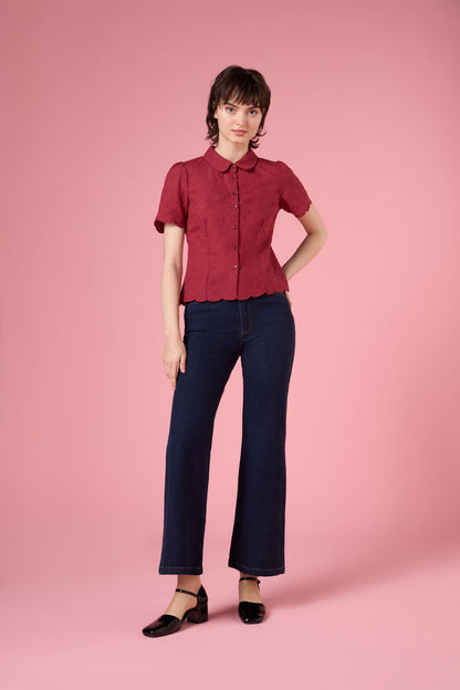 Princess Highway - Darcy Denim Flare Jean - dark-denim