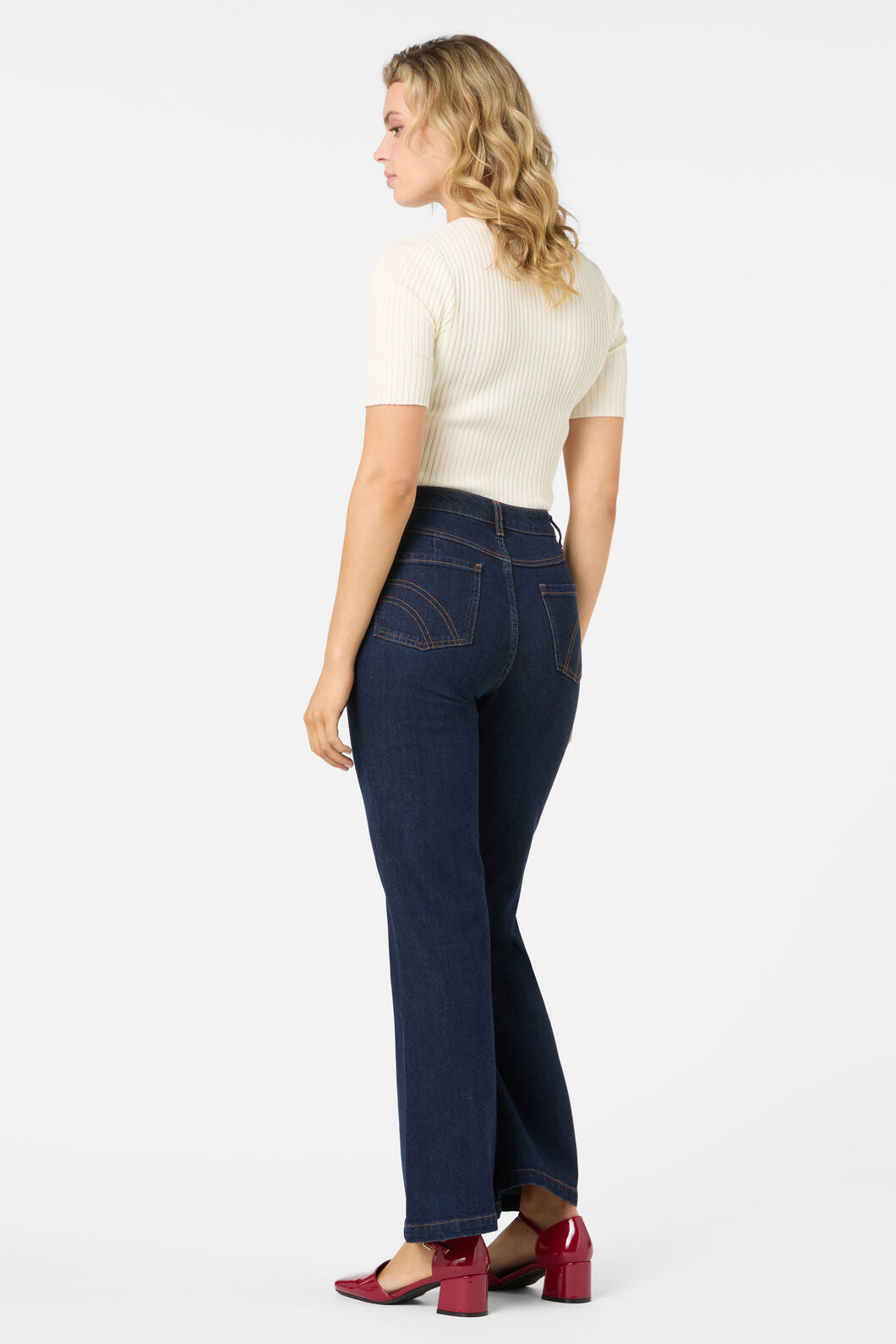 Princess Highway - Darcy Denim Flare Jean - dark-denim