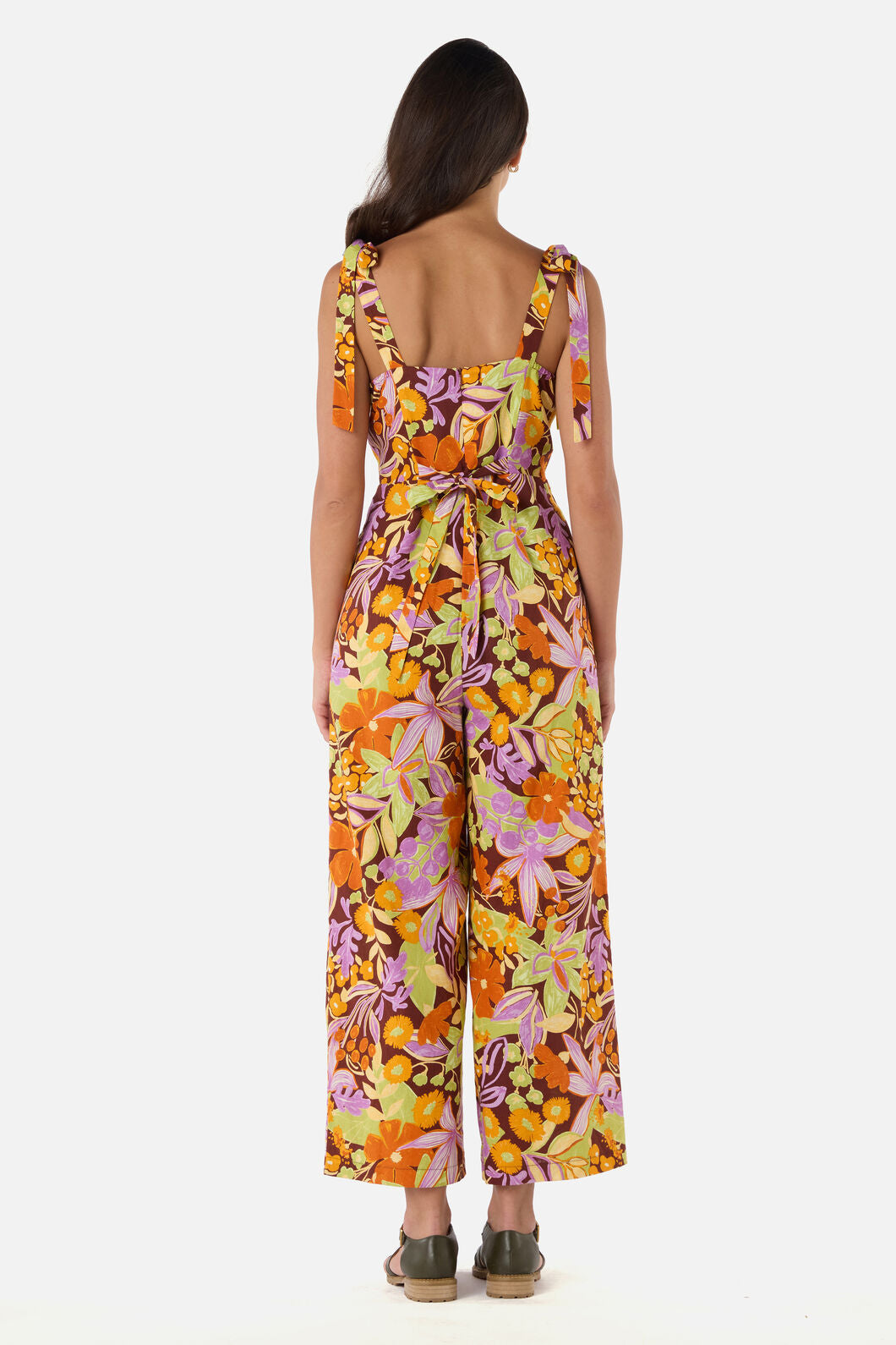 Princess Highway - Lexi Floral Jumpsuit - chocolate