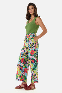 Princess Highway - Lexi Floral Relaxed Pant - navy