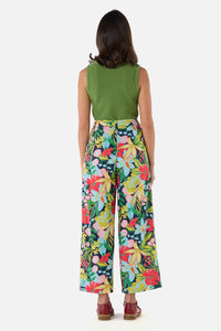Princess Highway - Lexi Floral Relaxed Pant - navy