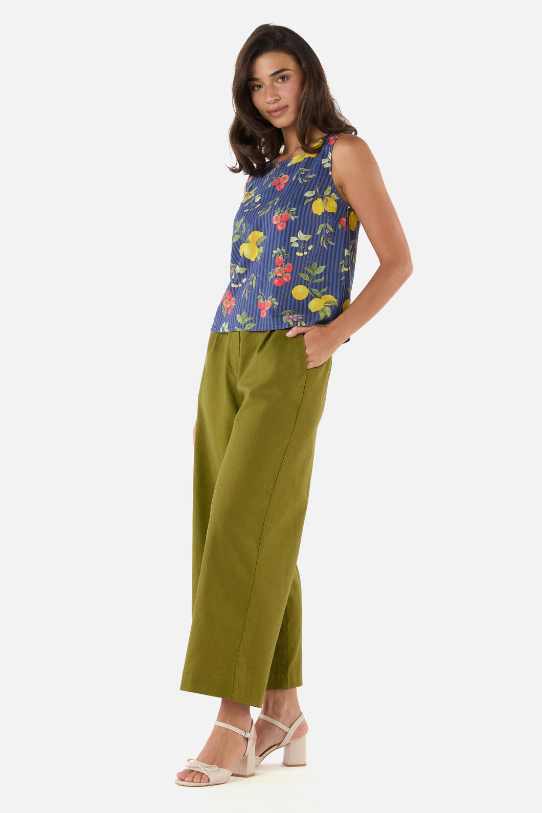 Princess Highway - Carla Picnic Shell Top - navy