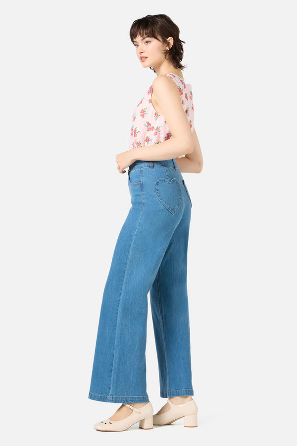 Princess Highway - Sweetheart Denim Jean - light-denim