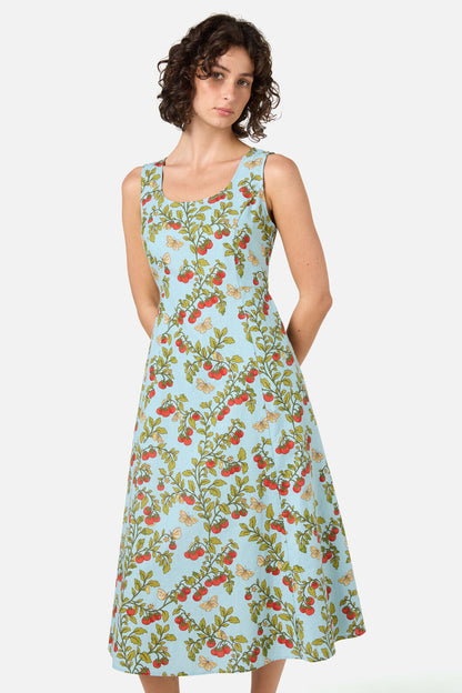 Princess Highway - Cherry Tomatoes Midi Dress - blue