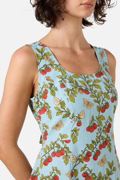Princess Highway - Cherry Tomatoes Midi Dress - blue