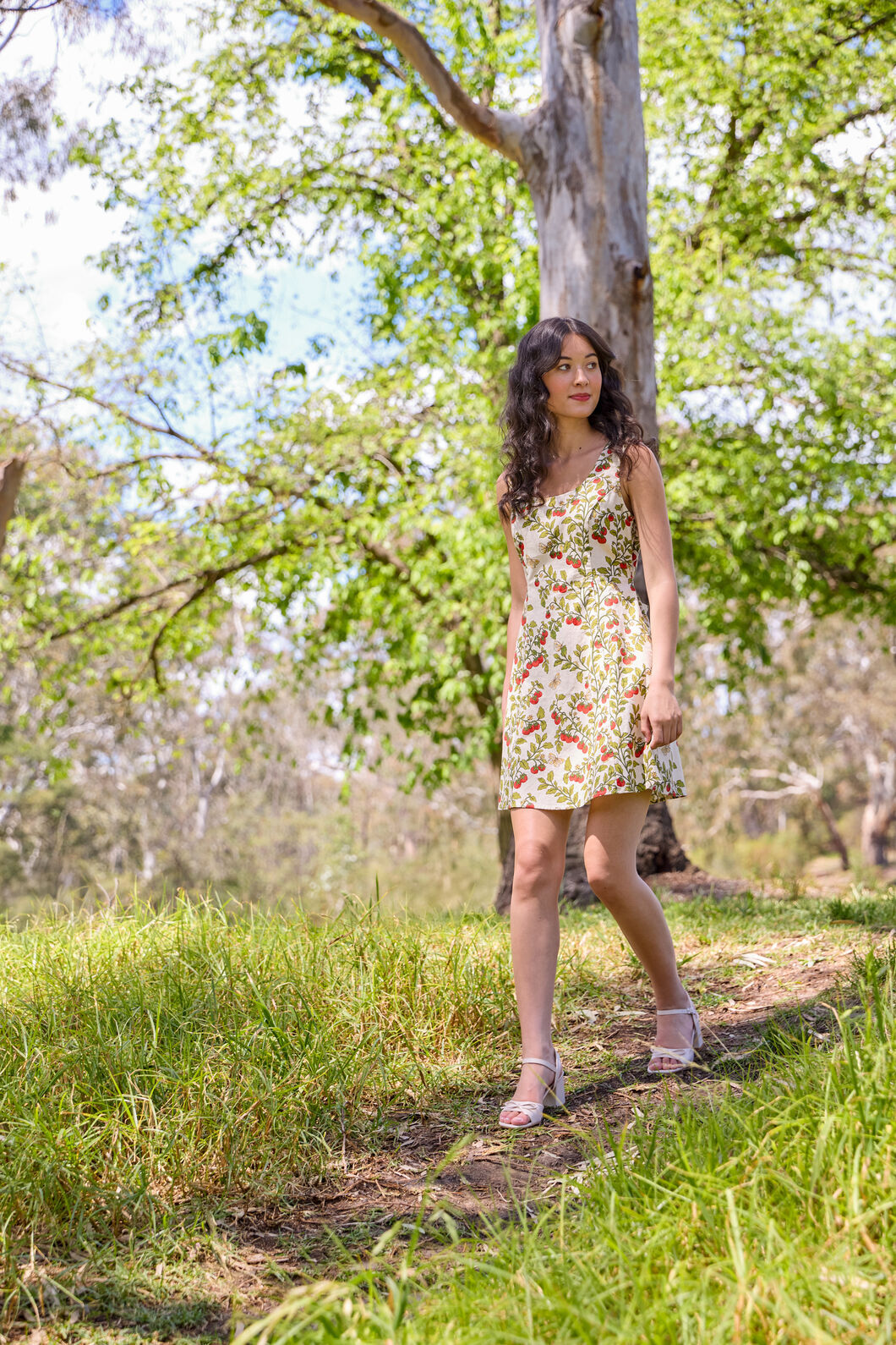 Princess Highway - Cherry Tomatoes Mini Dress - cream