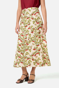 Princess Highway - Cherry Tomatoes Midi Skirt - cream