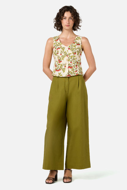 Princess Highway - Cherry Tomatoes Corset Top - cream